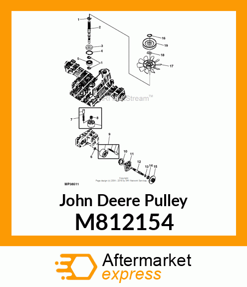 PULLEY J M812154