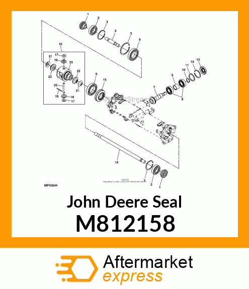 SEAL, OIL SEAL M812158