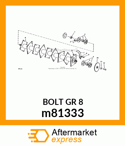 SCREW, HEX HEAD m81333