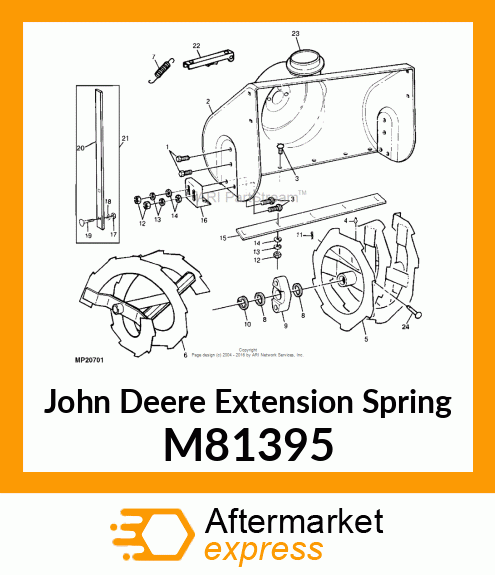 BRAKE SPRING M81395