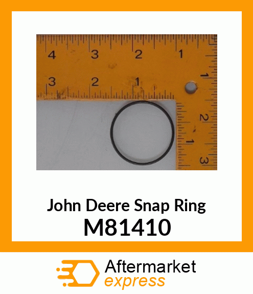 EXTERNAL RETAINING RING M81410