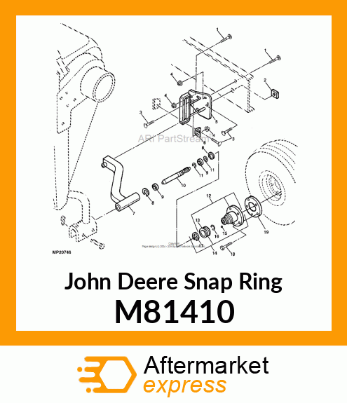 EXTERNAL RETAINING RING M81410