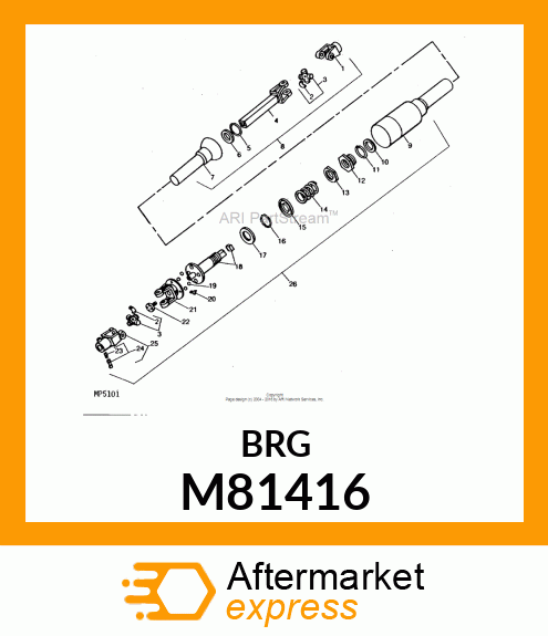 Bearing M81416