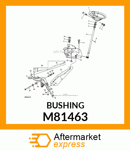 BEARING, STEERING SHAFT M81463