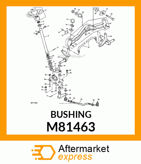 BEARING, STEERING SHAFT M81463