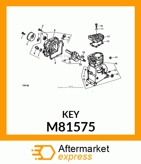 Shaft Key M81575