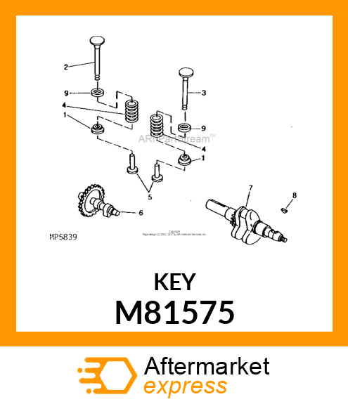 Shaft Key M81575