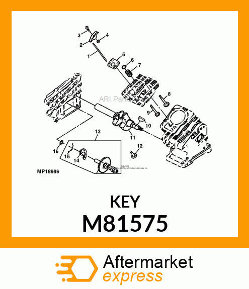 Shaft Key M81575