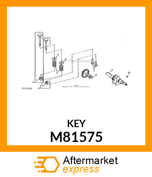 Shaft Key M81575