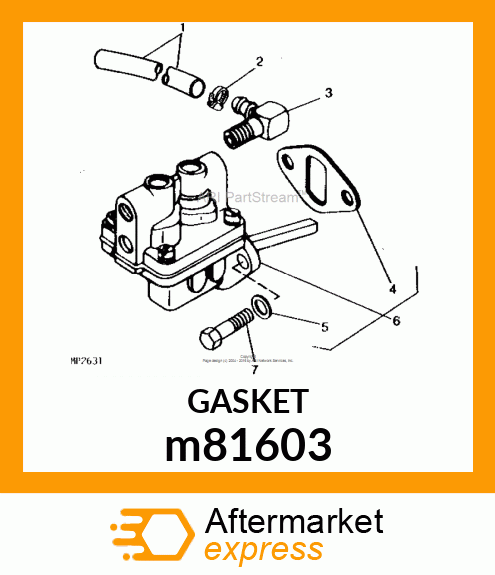 GASKET, FUEL PUMP m81603