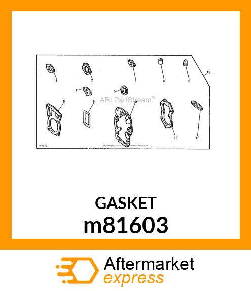 GASKET, FUEL PUMP m81603