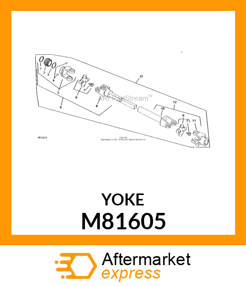 Universal Joint Yoke M81605