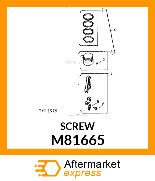 Screw M81665