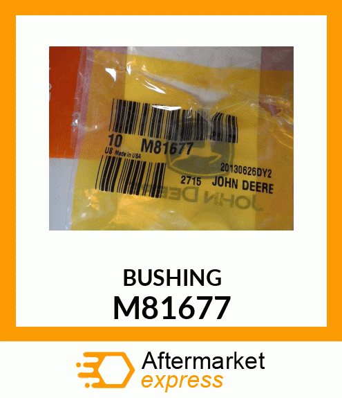 BUSHING, IDLER M81677