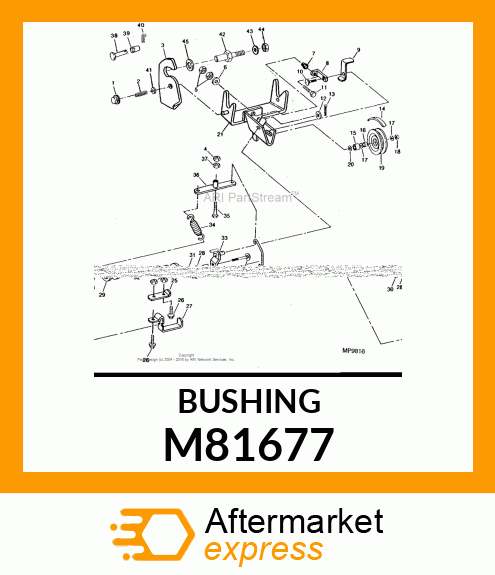 BUSHING, IDLER M81677