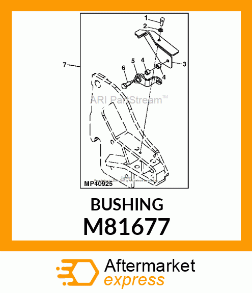 BUSHING, IDLER M81677