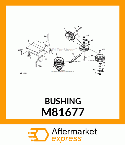 BUSHING, IDLER M81677