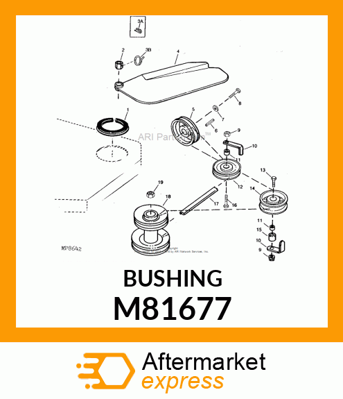 BUSHING, IDLER M81677