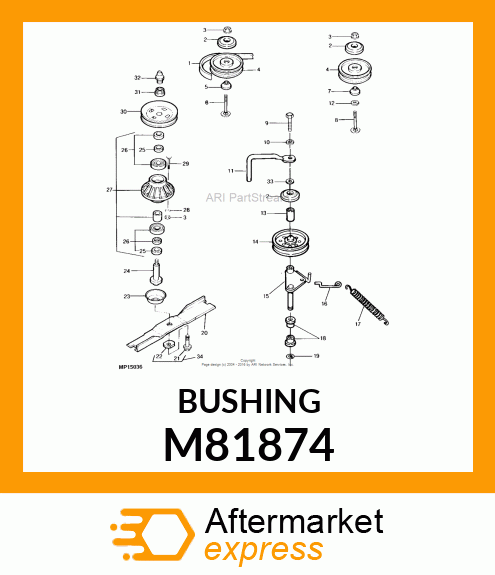 BUSHING, STEERING PIVOT M81874