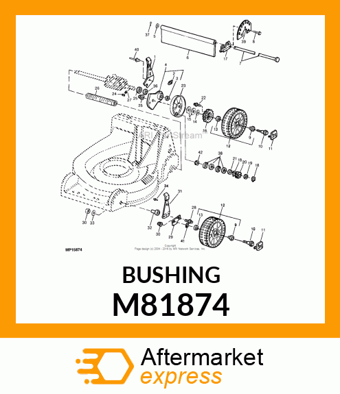 BUSHING, STEERING PIVOT M81874