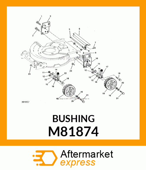 BUSHING, STEERING PIVOT M81874