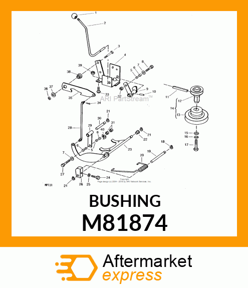 BUSHING, STEERING PIVOT M81874