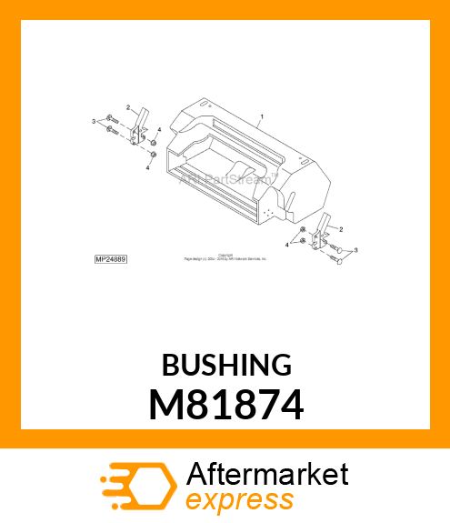 BUSHING, STEERING PIVOT M81874