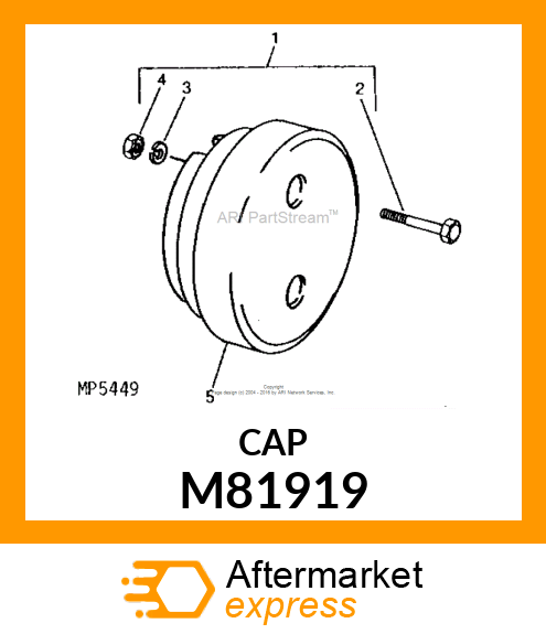 CAP, WHEEL M81919