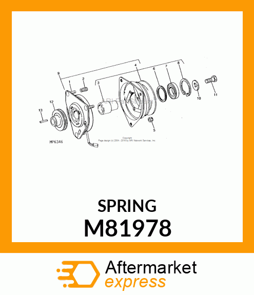 COMPRESSION SPRING, SPRING M81978