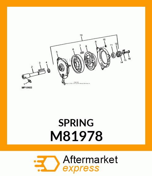 COMPRESSION SPRING, SPRING M81978