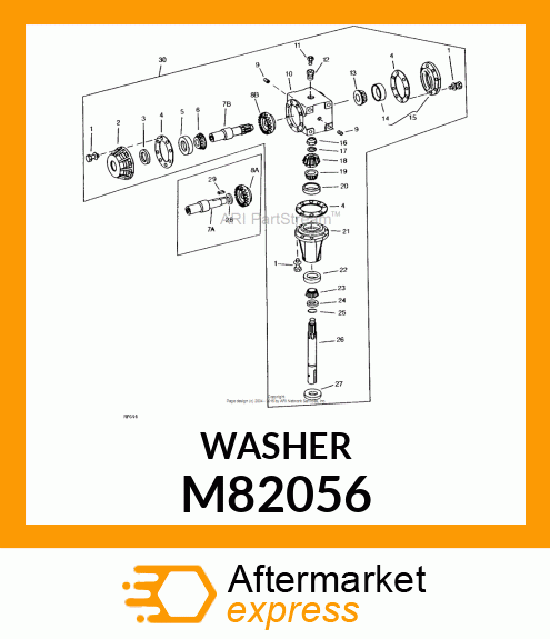 WASHER, SPECIAL PLAIN M82056