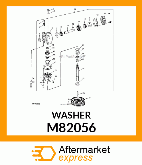 WASHER, SPECIAL PLAIN M82056