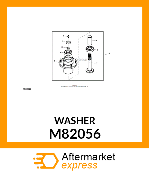 WASHER, SPECIAL PLAIN M82056