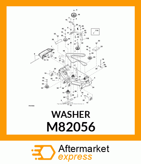 WASHER, SPECIAL PLAIN M82056