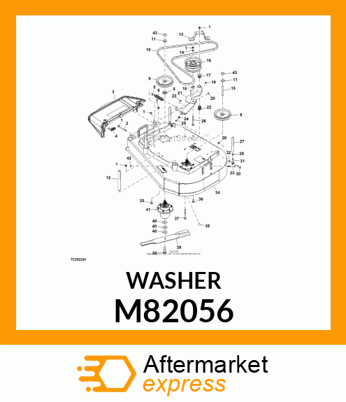 WASHER, SPECIAL PLAIN M82056