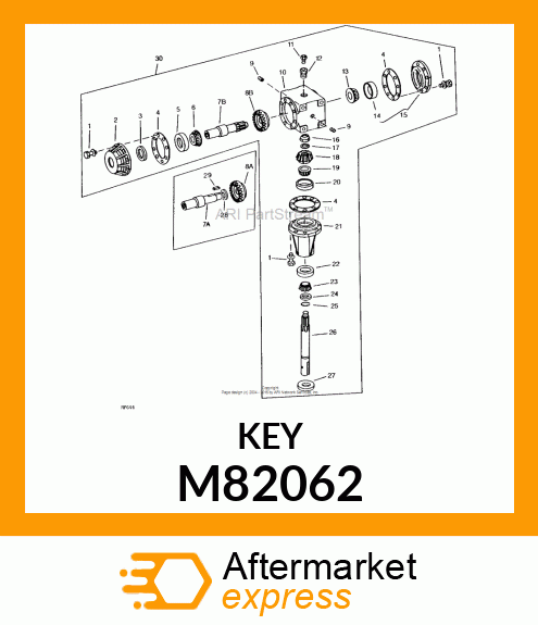 TAPERED KEY M82062