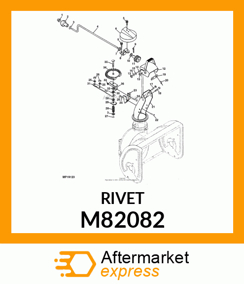 5PK Pop Rivet Pur M82082