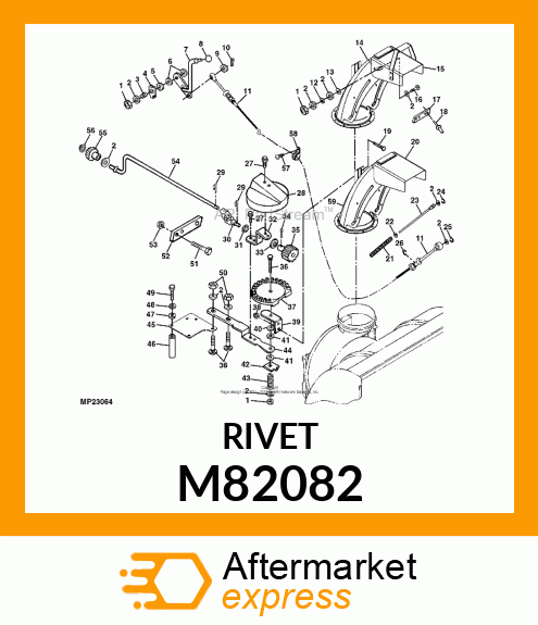 5PK Pop Rivet Pur M82082