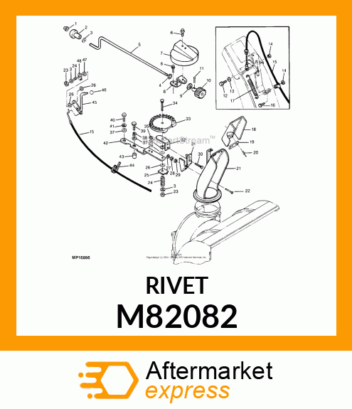 5PK Pop Rivet Pur M82082