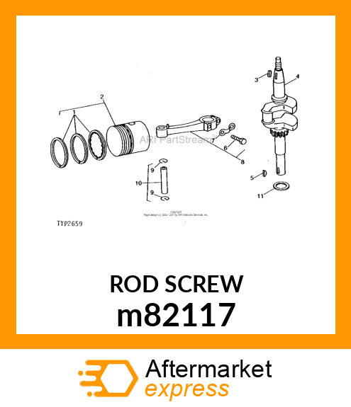 WASHER, CONNECTING ROD m82117