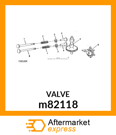 VALVE, EXHAUST m82118