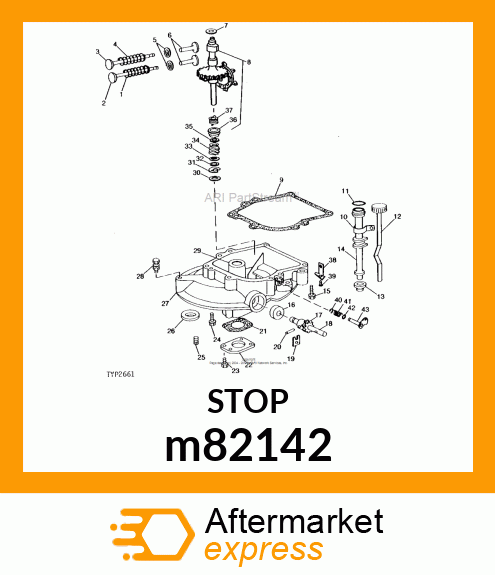 STOP, DRIVE SHAFT m82142