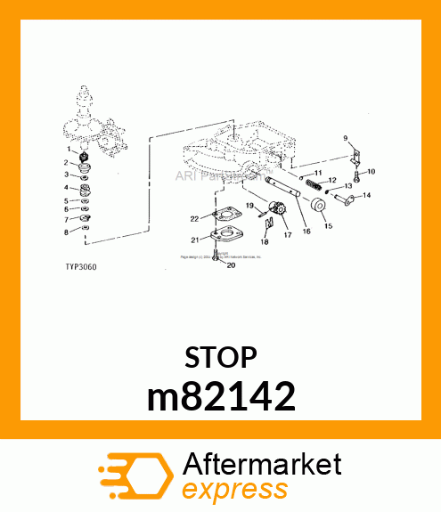 STOP, DRIVE SHAFT m82142