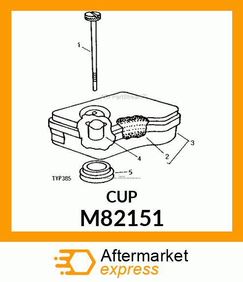 Bowl - AIR CLEANER CUP M82151