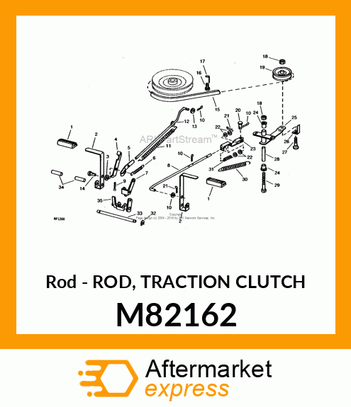 Rod - ROD, TRACTION CLUTCH M82162