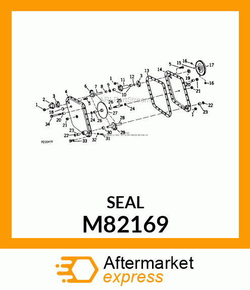 SEAL, OIL M82169