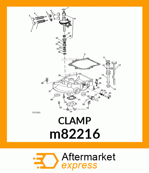 CLAMP, OIL FILL TUBE m82216