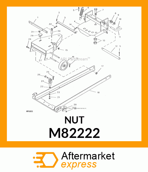 LOCK NUT, NUT, LOCK PREVAILING TORQ M82222