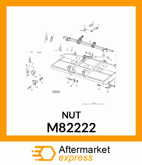 LOCK NUT, NUT, LOCK PREVAILING TORQ M82222