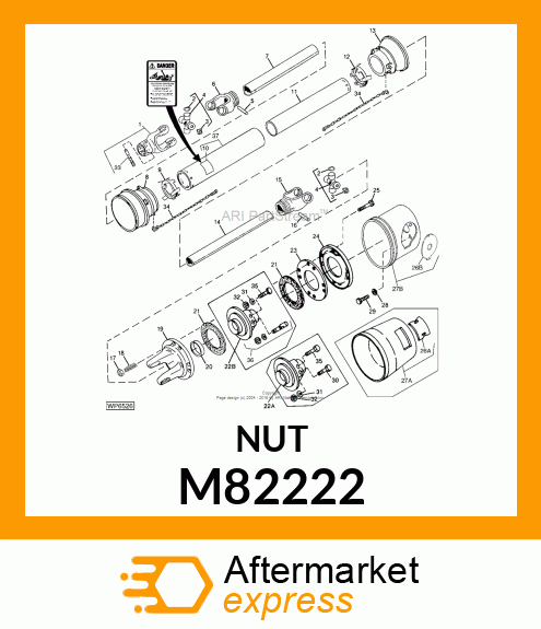 LOCK NUT, NUT, LOCK PREVAILING TORQ M82222